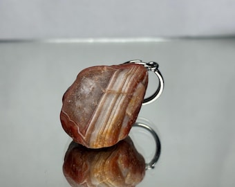 Lake Superior Agate Keychain (0.5oz)