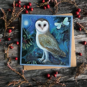 Greeting Card x1. Owl