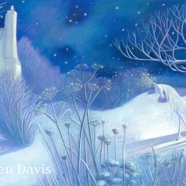 Art Print x1. One Moonlit Night By Karen Davis