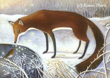 One Day They Will Love You Too Sang The Robin. Archival Art print