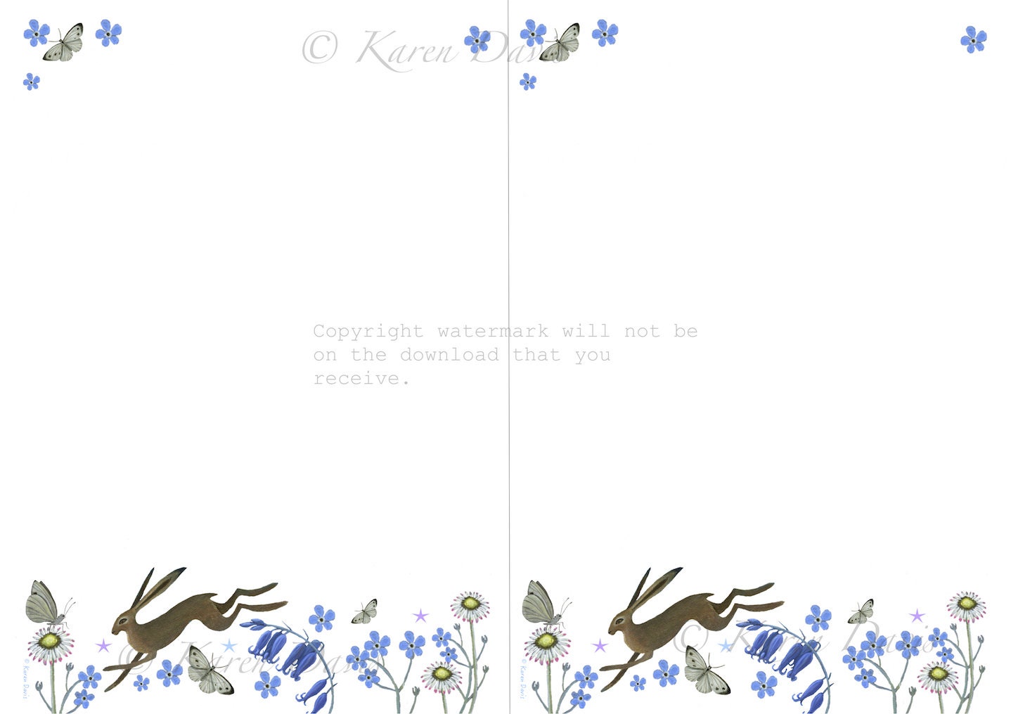 Writing Paper Design. 'DIGITAL DOWNLOAD' PDF File. | Etsy