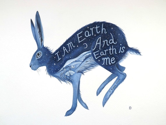 Art Print X1. I Am Earth and Earth is Me. by Karen Davis - Etsy Canada