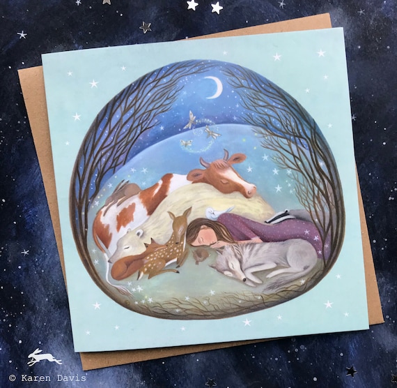 Peaceable Kingdom. Greeting Card X1. - Etsy