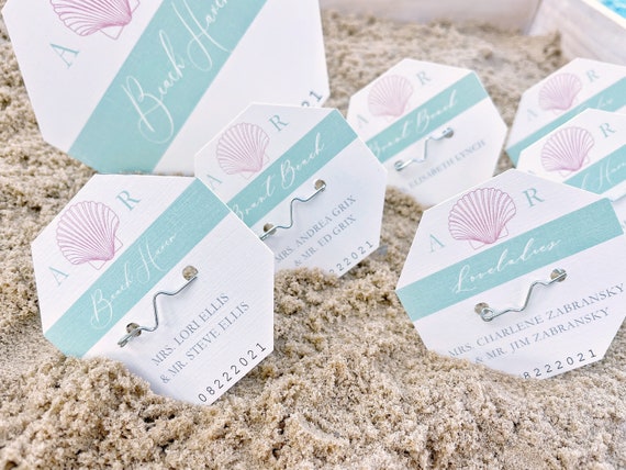 Sea Shell Jersey Shore Beach Badge Wedding Table Signs Etsy Sea Shell Jersey Shore Beach Badge Wedding Table Signs Etsy