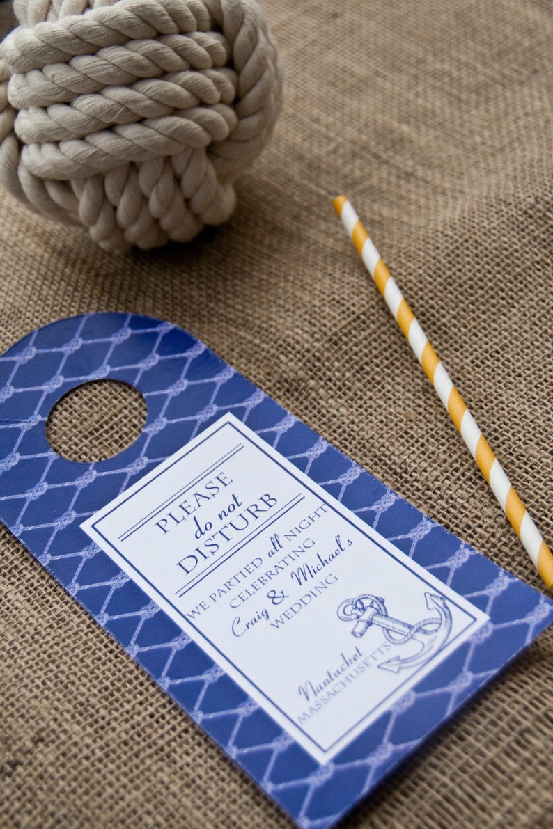 Hotel Do not Disturb Door Hanger Wedding Door Signs Etsy