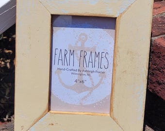 Cadre photo en bois vintage ancien 4 x 6