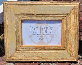 4 x 6 old vintage wood picture frame