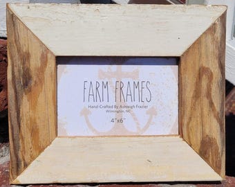 Cadre photo en bois ancien FUNKY, 4 x 6 pouces