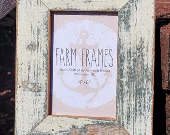 Cadre photo en bois ancien FUNKY, 4 x 6 pouces