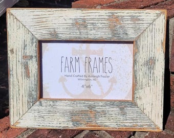 Cadre photo en bois ancien FUNKY, 4 x 6 pouces