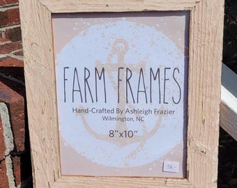 Cadre photo en bois ancien ROSE 8 x 10 x 10