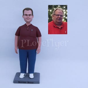 Custom Best Boss Award, Funny Male Boss Gift, Boss Bobble Head Custom, Corporate Gifts For Chef , Personalized Boss Appreciation Gift