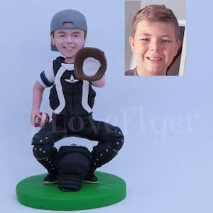 Custom Softball Player Gift, Custom Baseball Bobblehead, Softball Coach Gift, Sports Gifts, Softball Graduation Gift, Softball Team Gift