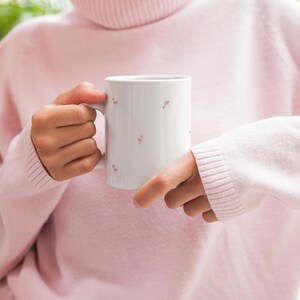 Flamingo Mug Pink Bird Coffee Cup Minimalist