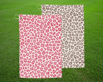 Asciugamani da golf con stampa leopardata - inserzione multiprodotto