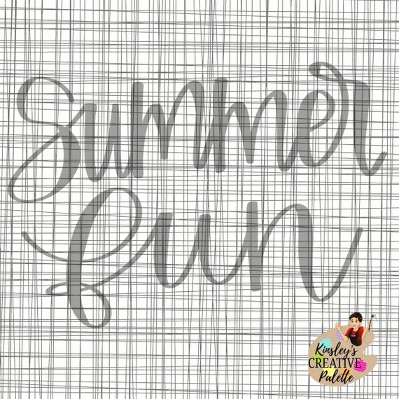 Download Summer Fun Traceable Lettering Template Hand Lettering Svg Cut File Cricut Vinyl Cutting Machines Hand Lettered By Kinsley S Kloset Llc Catch My Party