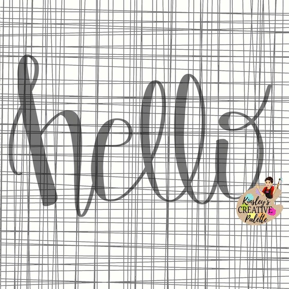 Download Hello Traceable Template Svg Cut File For Silhouette And Cricut Vinyl Cutting Machines Hand Lettered Quote Silhouette Cut File By Kinsley S Kloset Llc Catch My Party