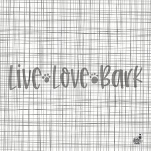Live Love Bark TRACEABLE Lettering Template | Hand Lettering | SVG Cut File | Cricut Vinyl Cutting Machines | Hand Lettered