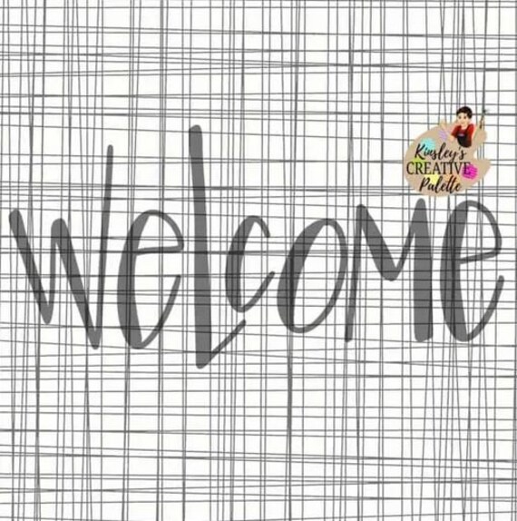 Welcome TRACEABLE Lettering Template 3 | TRACEABLE | Hand Lettering ...