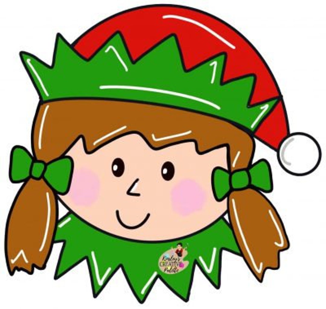 Christmas Elf Door Hanger Template Christmas Template Christmas Stencil