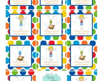 Gymnastics Party Gymnastics Invitation Gymnastics Birthday Gymnastics Party Favor Gymnastics Party Printable Gymnastics Birthday Party