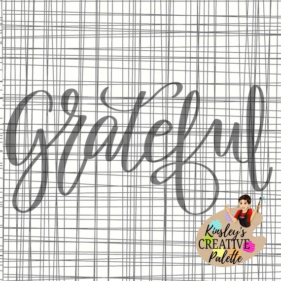 Download Grateful Traceable Template Svg Cut File For Silhouette And Etsy