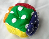 BEST SELLER - Jumble Ball Sensory Baby Block with rattle - Rainbow