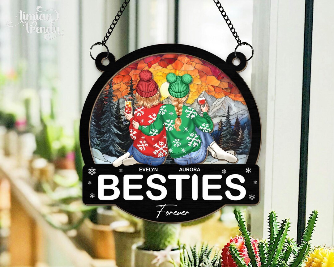 This Is Who I Am - Bestie Personalized Custom Leather Handbag - Gift For Best Friends, BFF, Sisters