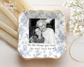 Custom Photo Memorial Ring Dish, In Loving Memory Dish, Loss Of Loved One, Memorial Keepsake Gift for Mother Grandma, Dish Toile De Jouy