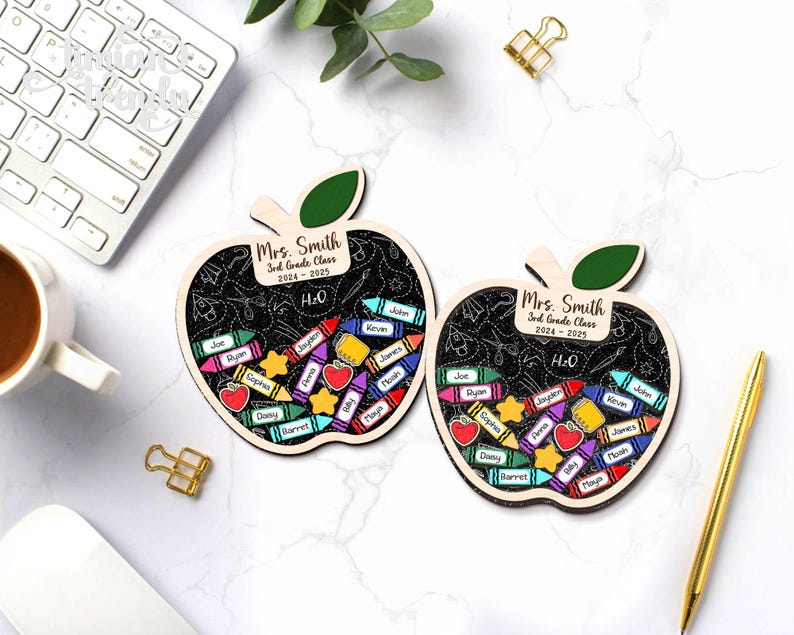 Personalized Teacher Apple Shaker Magnet, Teacher Appreciation Gifts 2026, Thank You Teacher Gift From Student, Classroom Magnet image 10