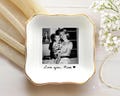 Personalized Mom Photo Jewelry Dish: Ceramic Trinket Tray Gift for Mom, Thank You Grandma, Birthday Ring Dish Gift, Mom Gift from Daughter