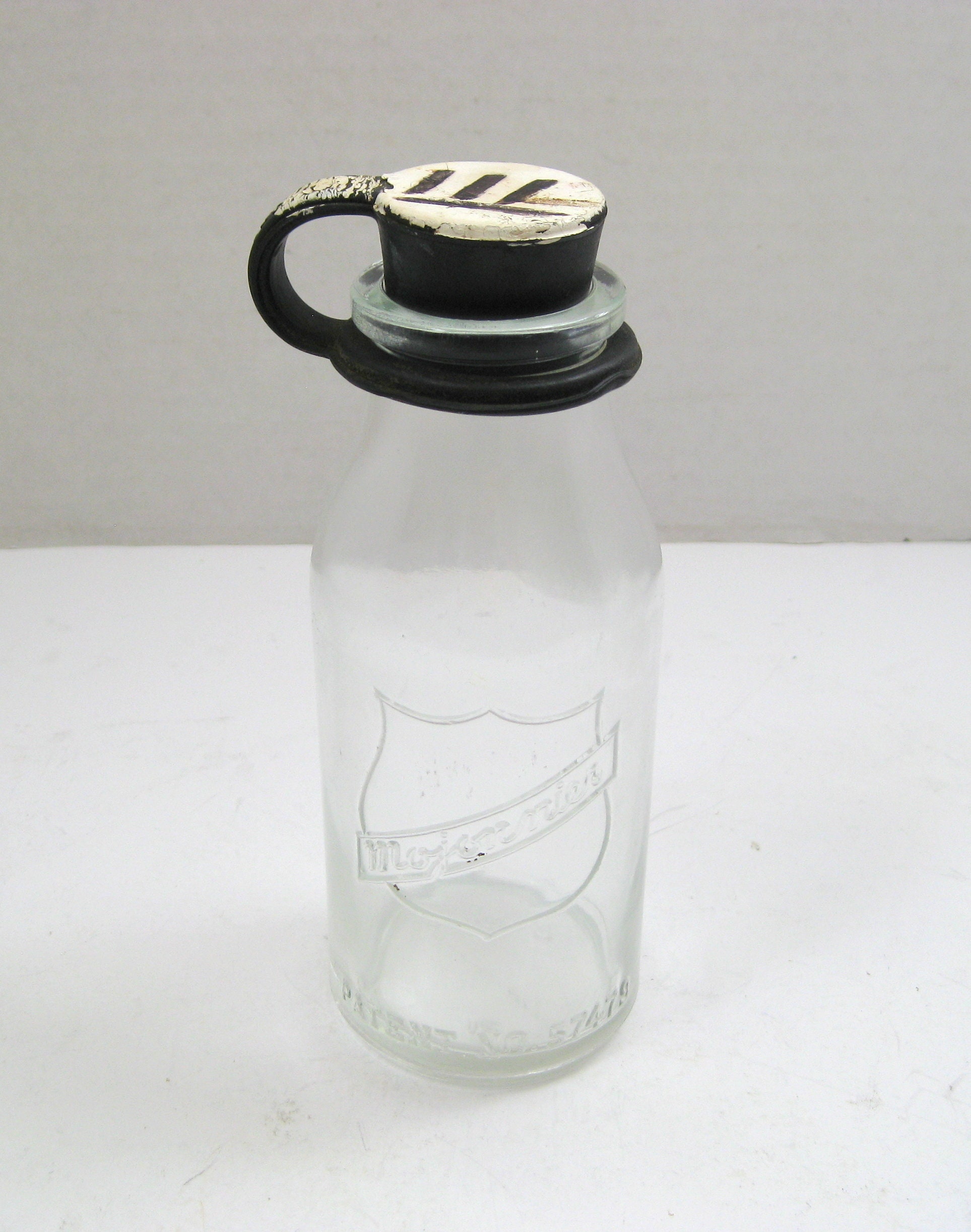 Mojonnier Glass Milk Testing Bottle with Rubber Stopper Etsy
