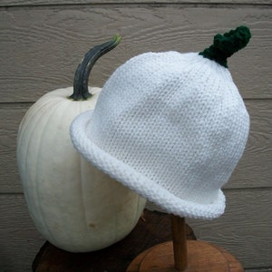 Hat Ghost Pumpkin Adult size Photo Prop halloween punkin hat pumkin hat white image 1