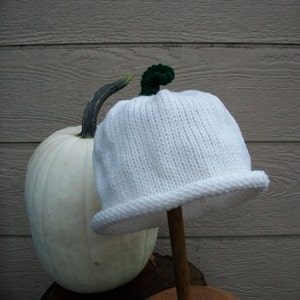 Hat Ghost Pumpkin Adult size Photo Prop halloween punkin hat pumkin hat white image 4