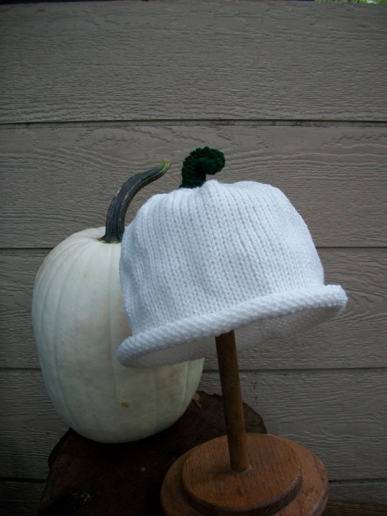 Hat Ghost Pumpkin Adult size Photo Prop halloween punkin hat pumkin hat white image 4