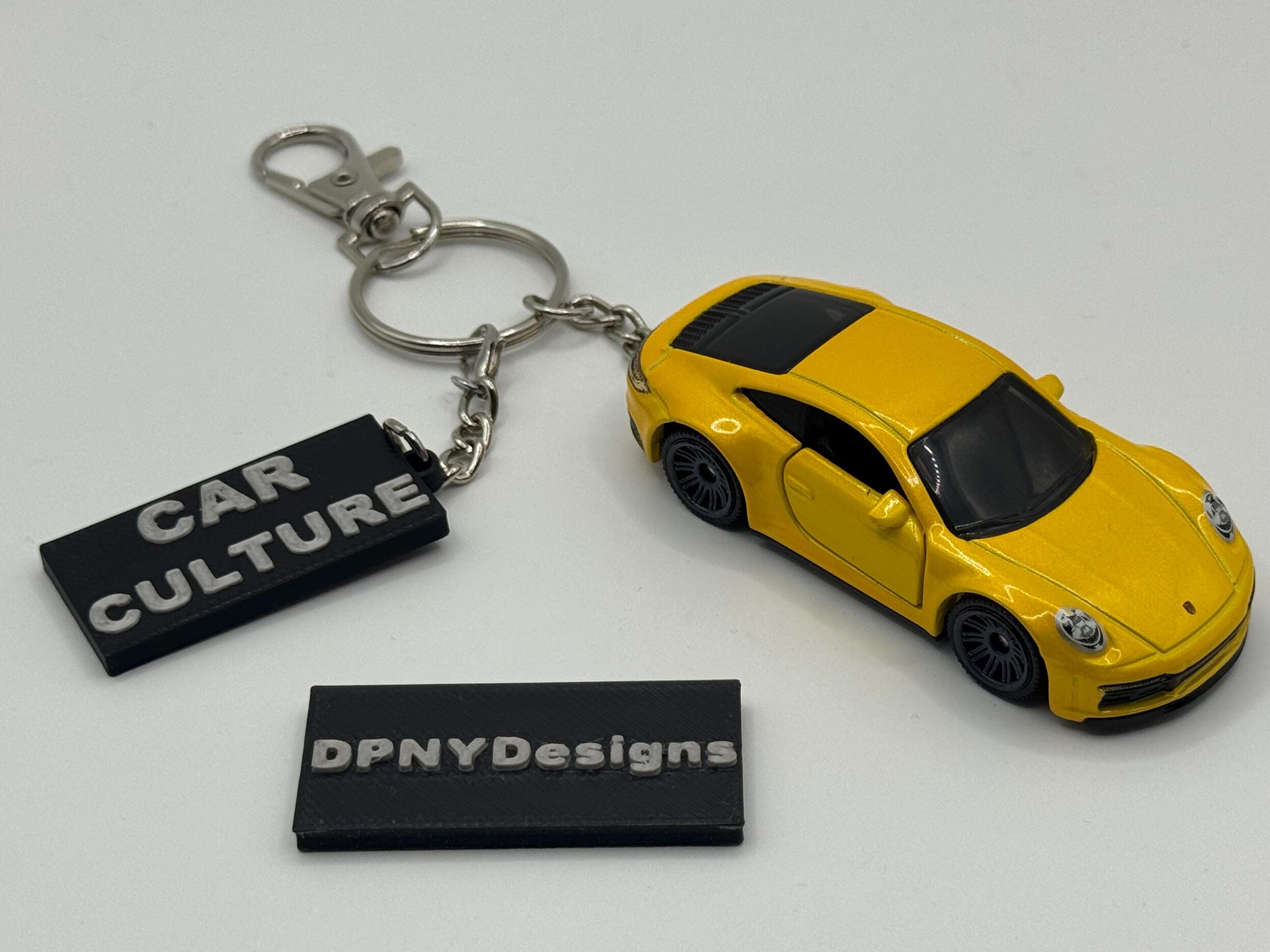 カスタム ポルシェ 911 カレラ 4S (イエロー) ダイキャストキー