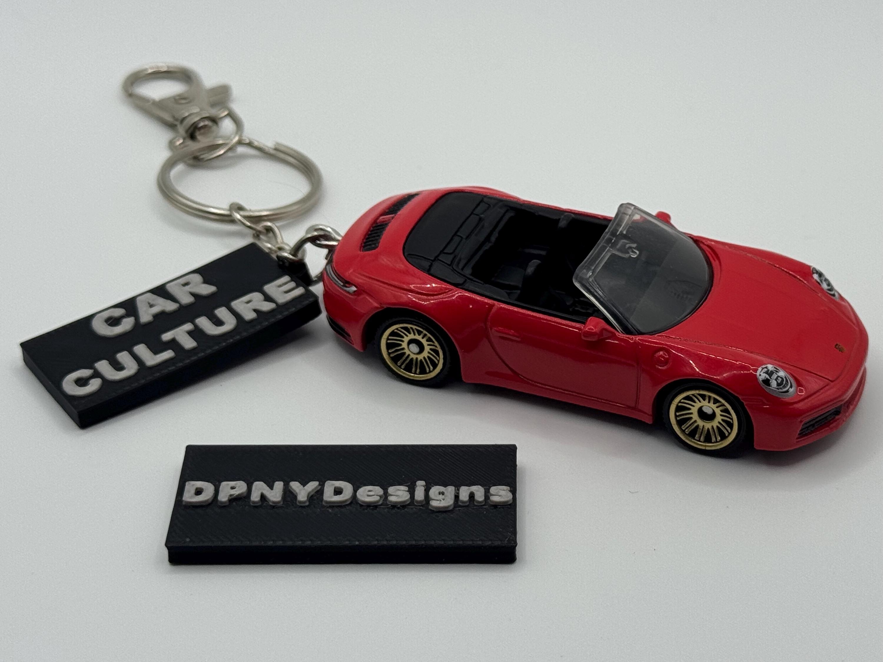 ポルシェ　911カレラ ノベルティ Custom Porsche 911 Carrera Cabriolet Diecast Keychain | Custom