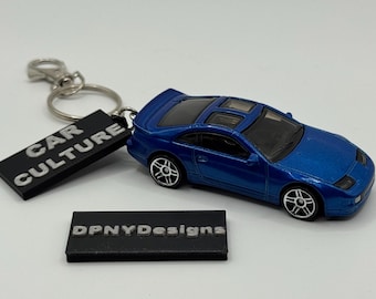 Custom '82 Nissan Skyline R30 (blue) Diecast Keychain | Custom