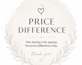Price Difference Payment Listing
