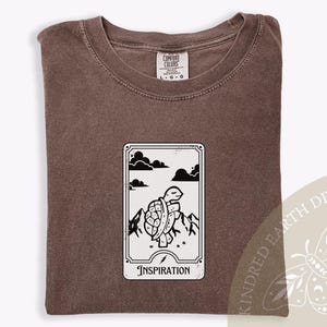 Carta del Tarot Retro Terrapin Station para amantes del rock clásico, el bluegrass, las bandas de jam y la música folk
