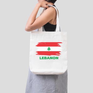 Lebanon Flag Tote Bag – Stylish & Practical Tribute