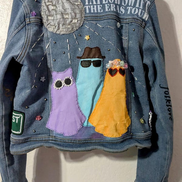 Taylor Swift Eras Tour Inspired Denim Jacket