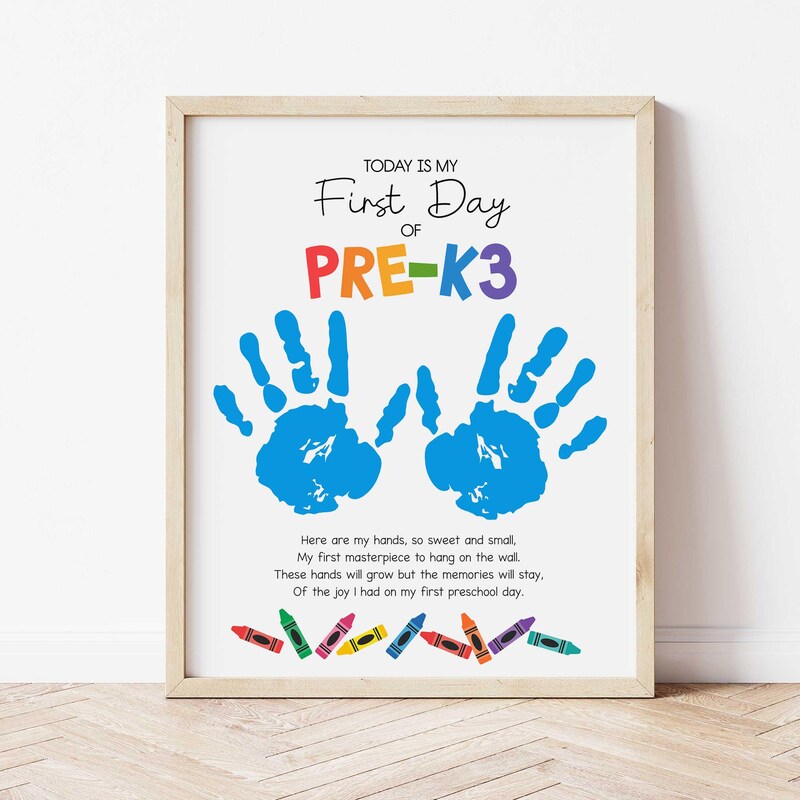 First Day of Pre K - Etsy