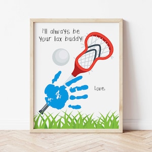 Manualidad con huellas de manos para papá - Tarjeta con huellas de manos para papá - Manualidad con huellas de manos del Día del Padre - Tarjeta imprimible del Día del Padre - Manualidad con huellas de manos preescolares
