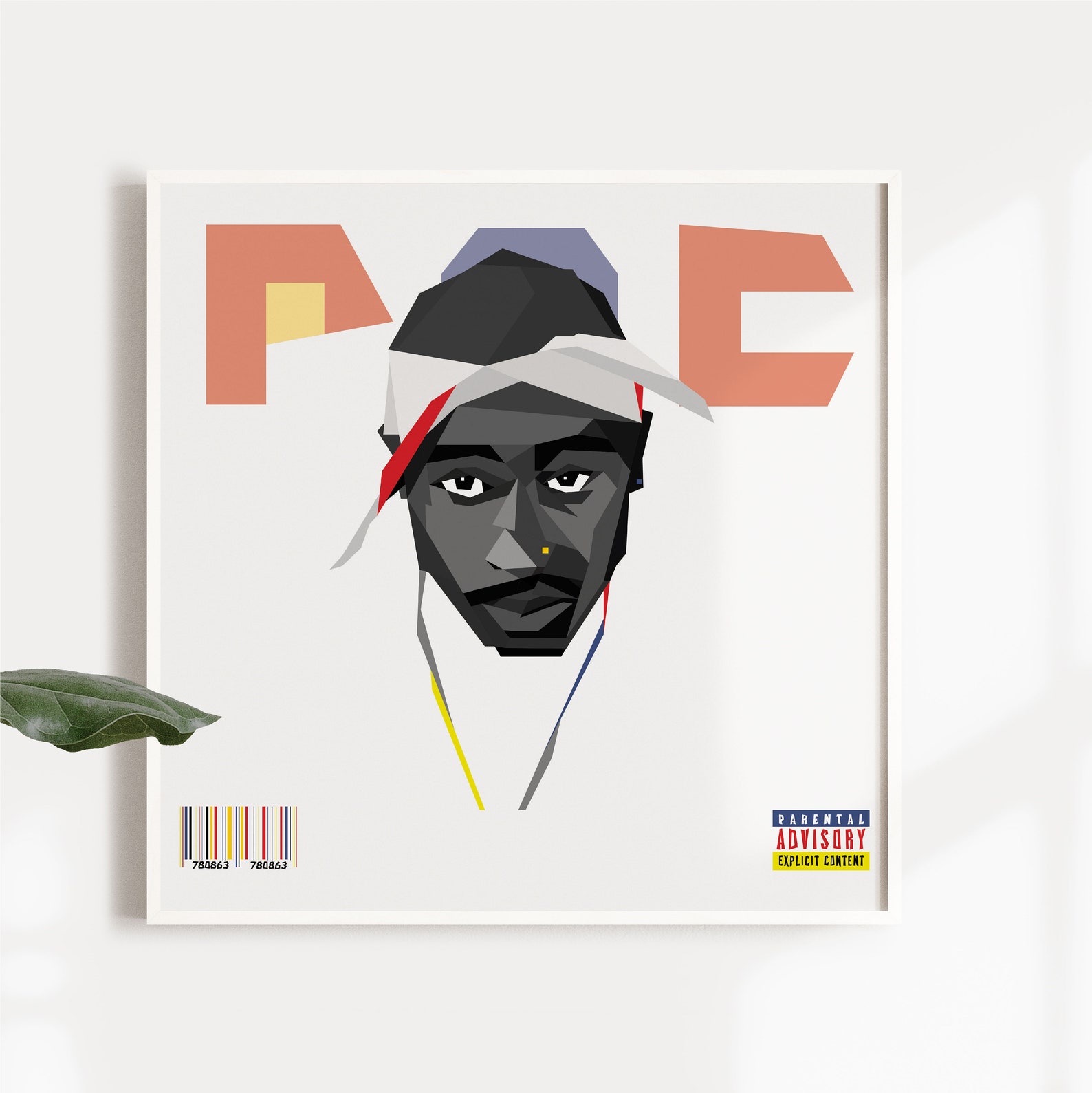 2 Pac Print | Music Wall Decor | Album Prints | Minimal Art | Music ...