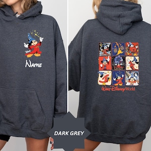 Mickey Mouse Fantasia Hoodie Etsy