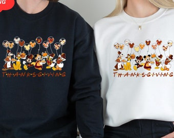 Disney Thanksgiving Shirt, Mickey and Friends, Fall Family Matching