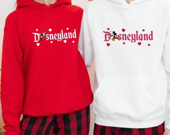 Sudadera Disney a juego para parejas, sudadera Disney de San Valentín, sudadera Disney de Mickey y Minnie Cupido