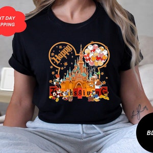 Mickey And Friends Thanksgiving Shirt, Disney Thanksgiving Shirt, Thanksgiving family shirts, Cute Disney Fall , Disney Thanksgiving Shirt