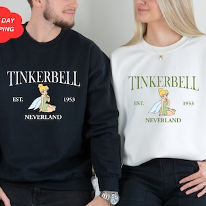 Tinkerbell 1953 Neverland Shirt, Disney Tinkerbell Shirt, Disney Vacation, Disneyworld Trip Shirts, Disney Fairy Tinkerbell Shirt